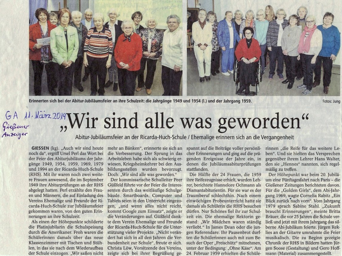 Artikel im Giessener Anzeiger