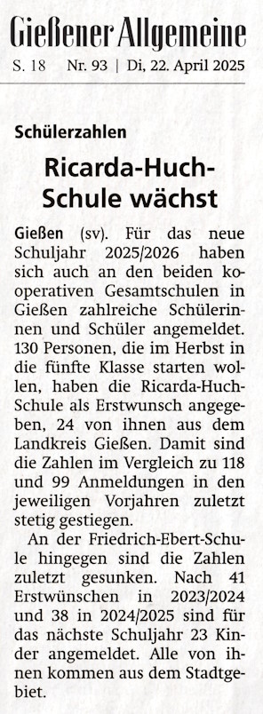 2025-02-22 GiAllgZ_S29 RHS-Schule ausgezeichnet - Radfahren